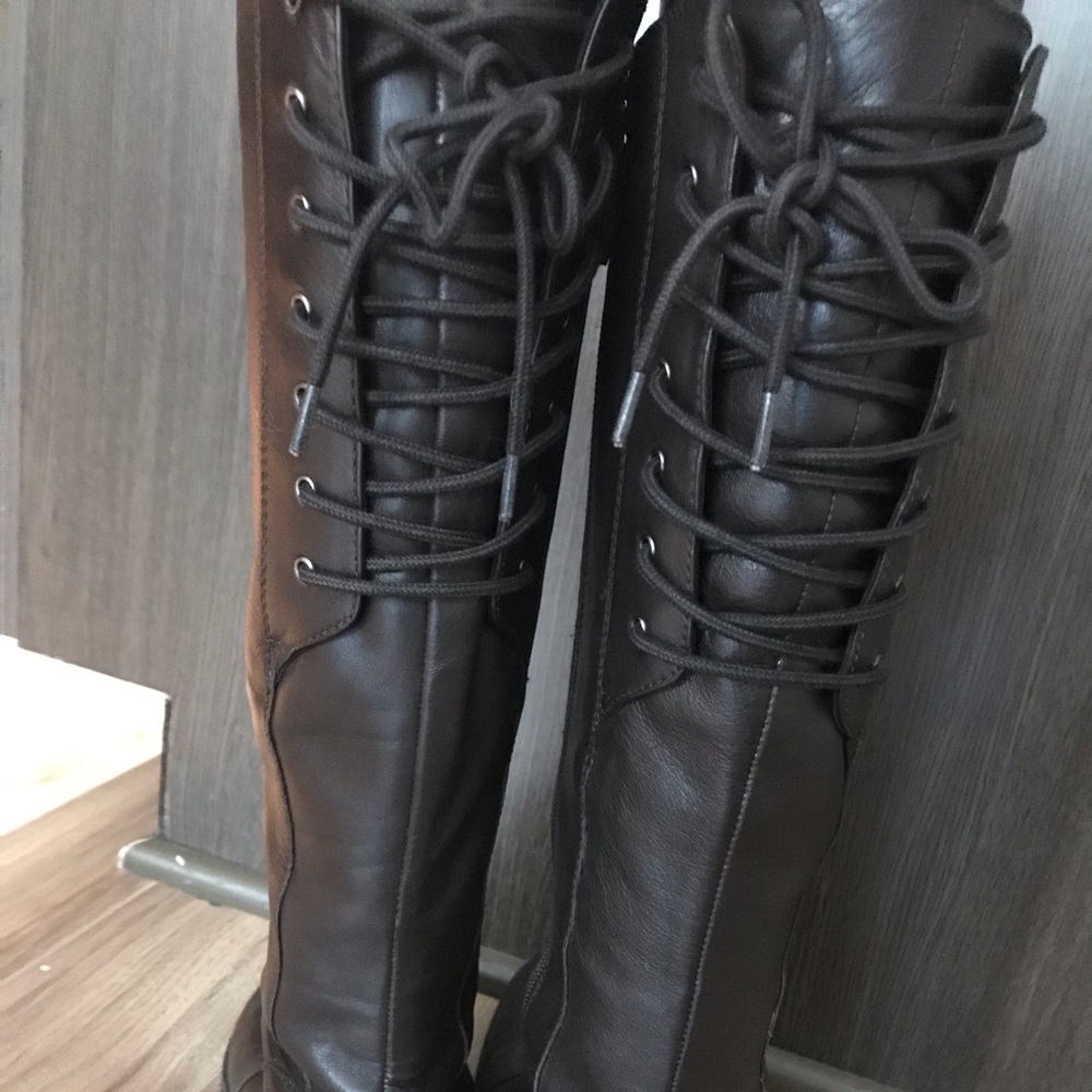 Geox brown boots 7